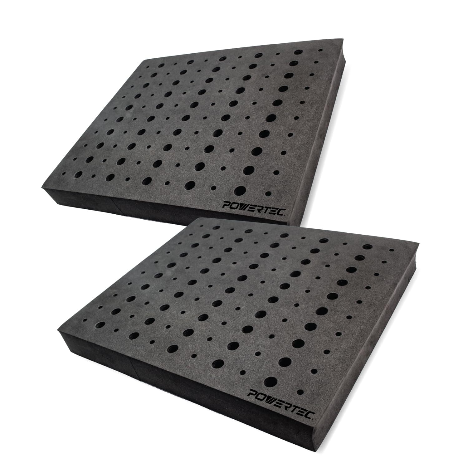 POWERTEC Router Bit Tray Organizer - Holds 110 Bits Each Tray | 50 1/2" and 60 1/4" Shank Router Bit Holder for Tool Box and Drawer Storage Solution, 2PK (71046-P2) 2PK, 110 PCs Router Bits Storage Router Bit Storage