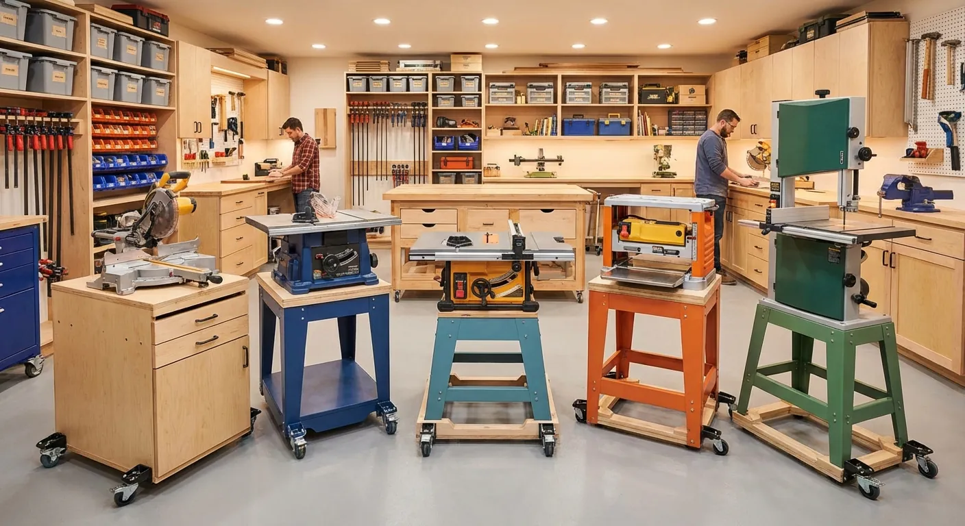 Top 7 Mobile Tool Bases for Small Shops