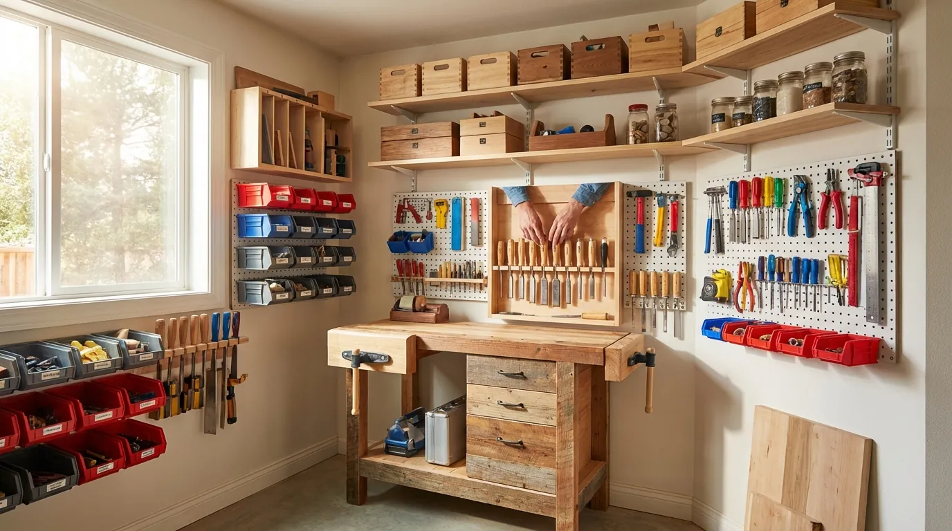 Maximizing Space in a 10x10 Workshop