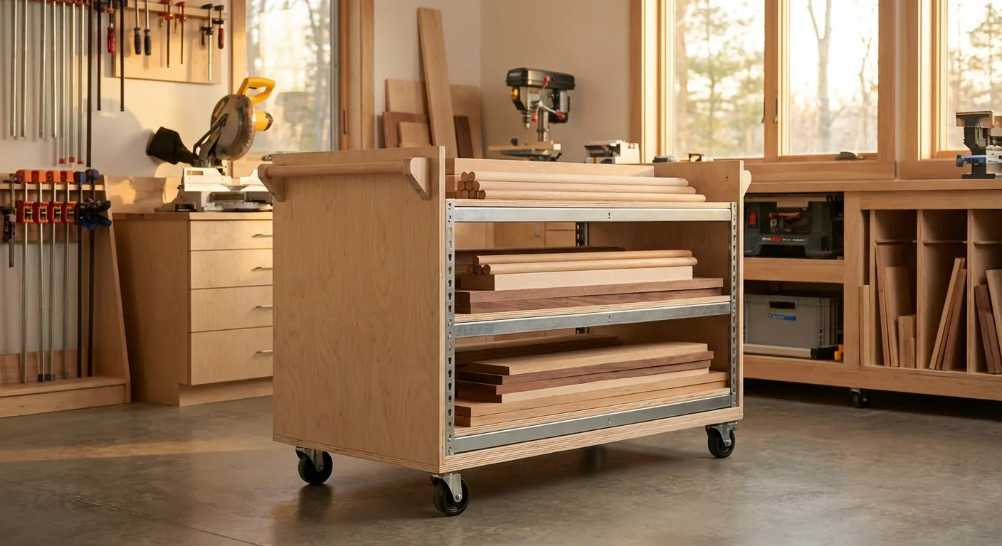 How to Build a Mobile Lumber Cart