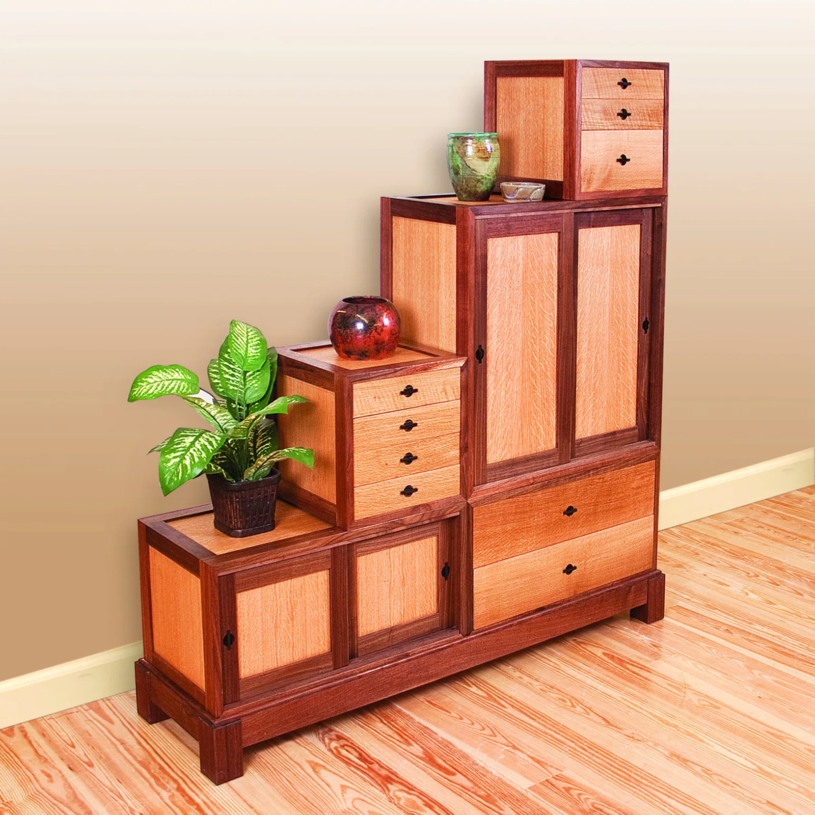 Woodcraft Project Paper Plan To Build Tanzu Storage Chest - Material Not Included