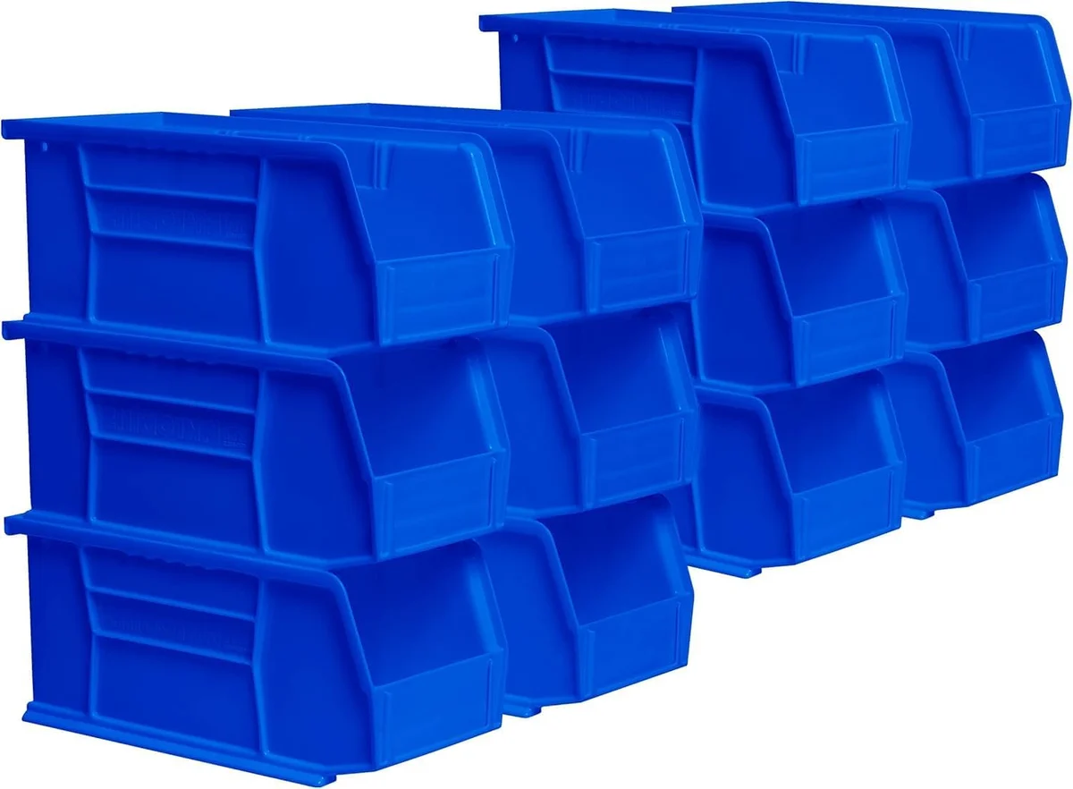 Akro-Mils 30230 Blue AkroBins, 12-Pack