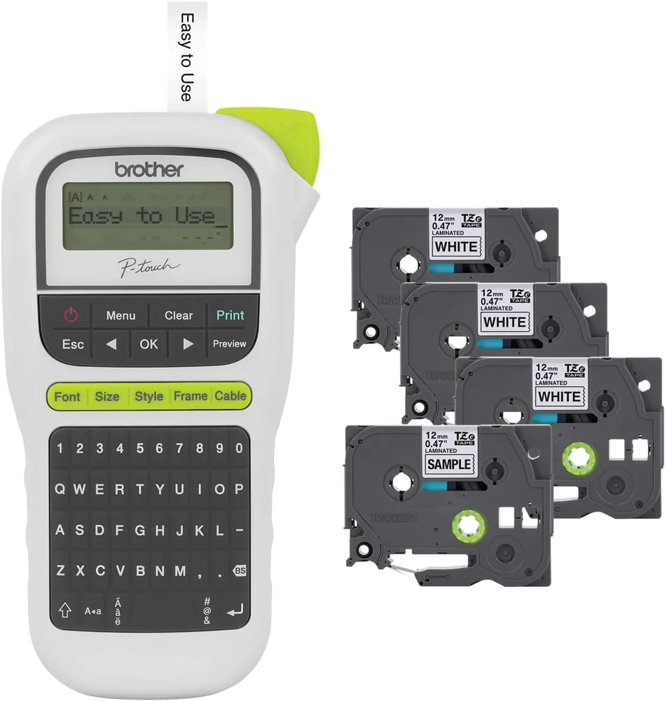 Brother P-touch PTH110BP Label Maker Bundle
